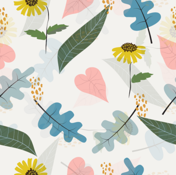 290 Twill composite Digital Printed Small Flower Series, large stock, high, medium and low grade leather fabric factory direct sales, hot-selling new style detail image 5