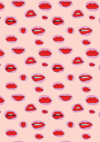 290 Twill Composite Red Lip Series digital printing, large stock, high, medium and low grade leather fabric factory direct sales, hot-selling new style detail image 6