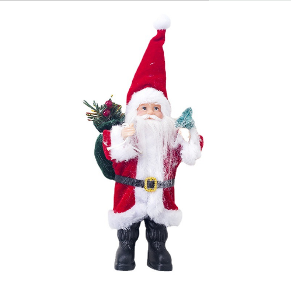 Mini Santa Claus dolls detail image 1