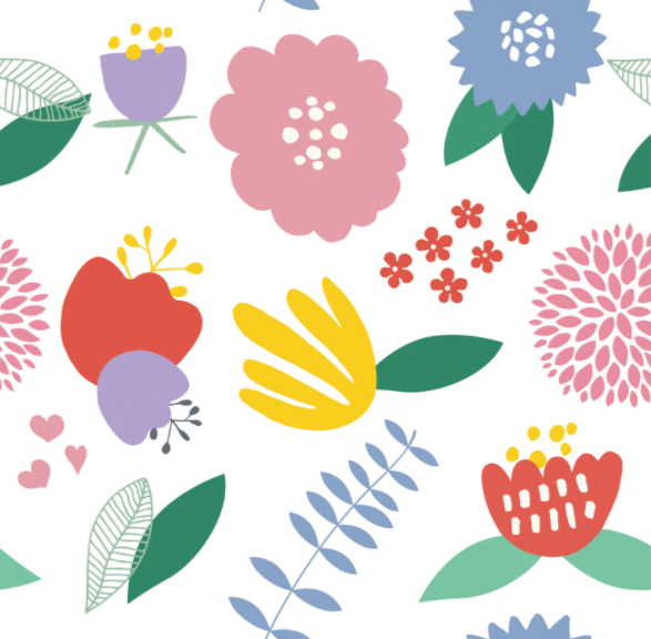 290 Twill composite Digital Printed Small Flower Series, large stock, high, medium and low grade leather fabric factory direct sales, hot-selling new style detail image 1