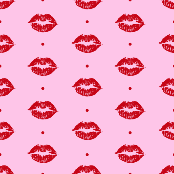 290 Twill Composite Red Lip Series digital printing, large stock, high, medium and low grade leather fabric factory direct sales, hot-selling new style detail image 3