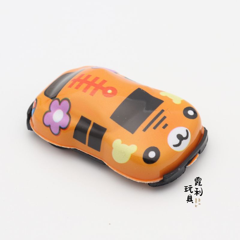 Cartoon Rebound car children's plastic toy gift gacha Item Picture