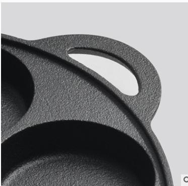 Thickened cast iron egg frying pan and dumpling pan detail image 1