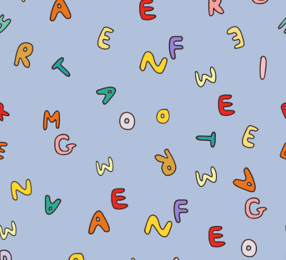 290 Twill composite digital printed letter Series, large stock, high, medium and low grade leather fabric factory direct sales, hot-selling new style detail image 2