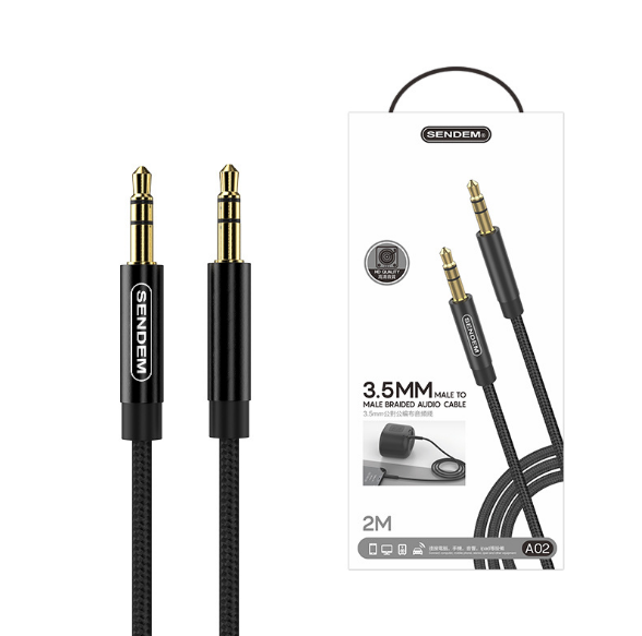 Stereo audio connection cable detail image 4