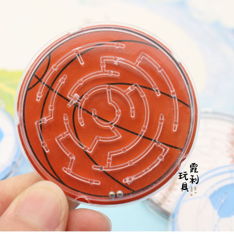 Round maze, smiling face ball, children's plastic toys, educational toys, gifts, gacha Specification image