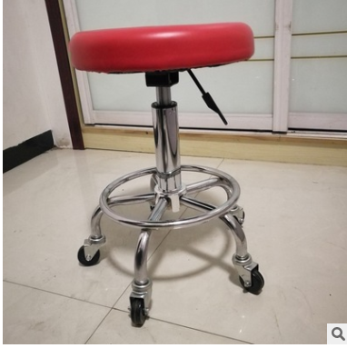 Hairdressing chair, pulley stool, work stool, rotating lift stool, small round stool detail image 2