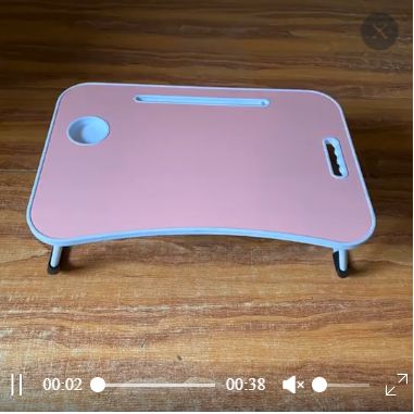 注塑一体床上电脑桌