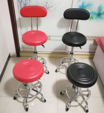 Hairdressing chair, pulley stool, work stool, rotating lift stool, small round stool detail image 5