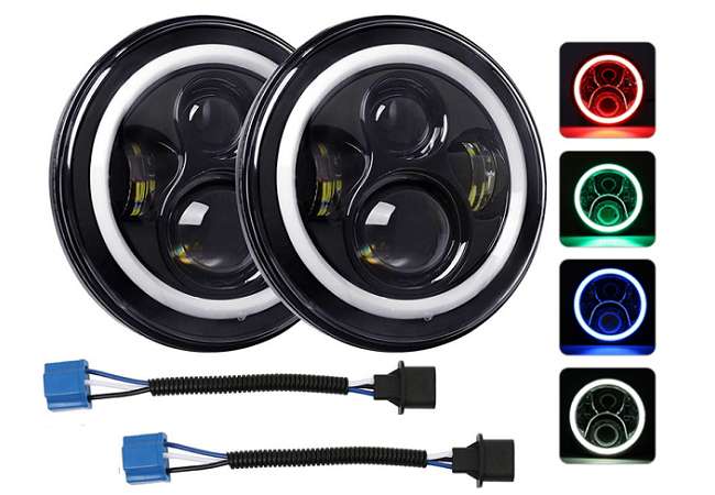 Wrangler headlights 05 details Picture