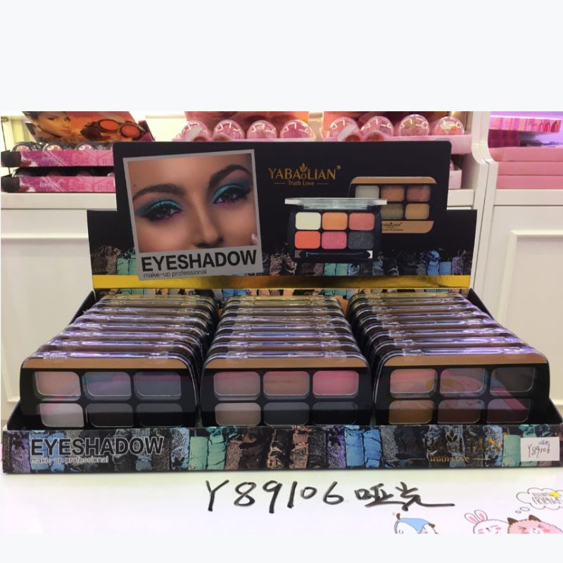 Y89106 matte eyeshadow easy to faint waterproof matte natural nude makeup light through