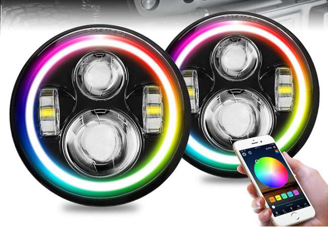 Wrangler headlights 05 Specification image