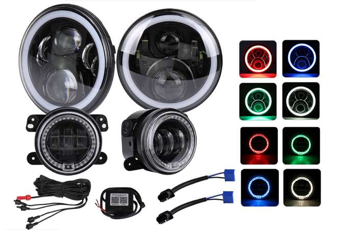 Wrangler headlights 03 Specification image