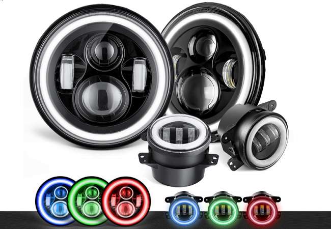 Wrangler headlights 03 Application Scenario