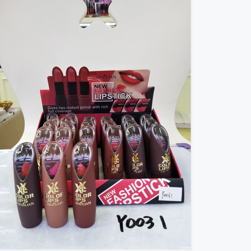 Y0031 matte lipstick easily smudges waterproof matte natural nude makeup light through thumbnail
