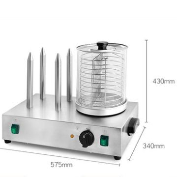 Valin electronic hot dog commercial steam type sausage broiler sausage insulation machine display machine buffet equipment full figure
