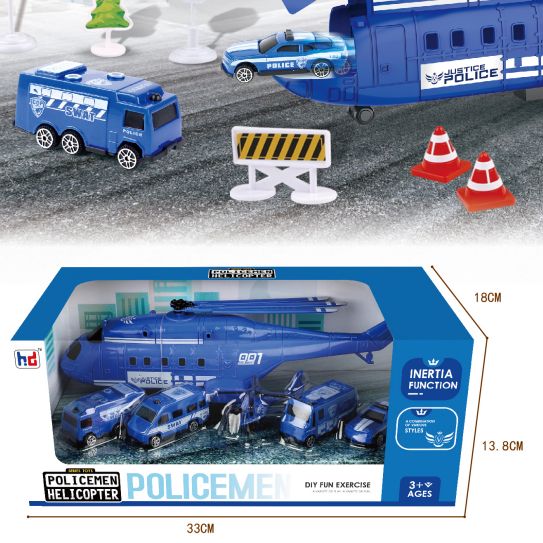 1619-4 Multi-fun and cute scene storage toys (including 12PCS of road signs) thumbnail