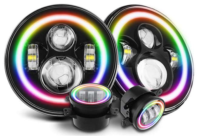 Wrangler headlights 03 details Picture