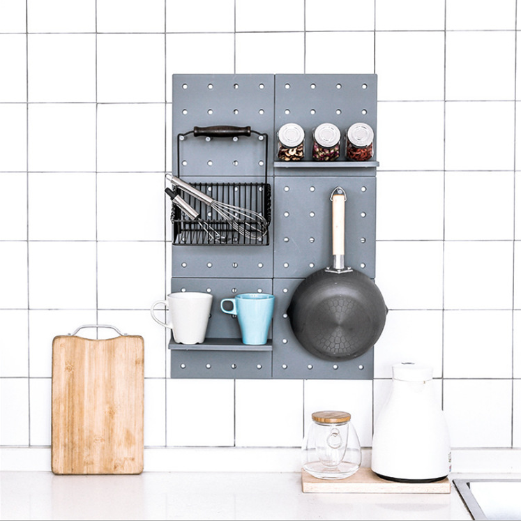 Wall-mounted storage rack detail image 1