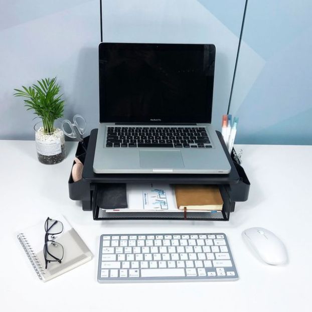 Computer monitor booster stand