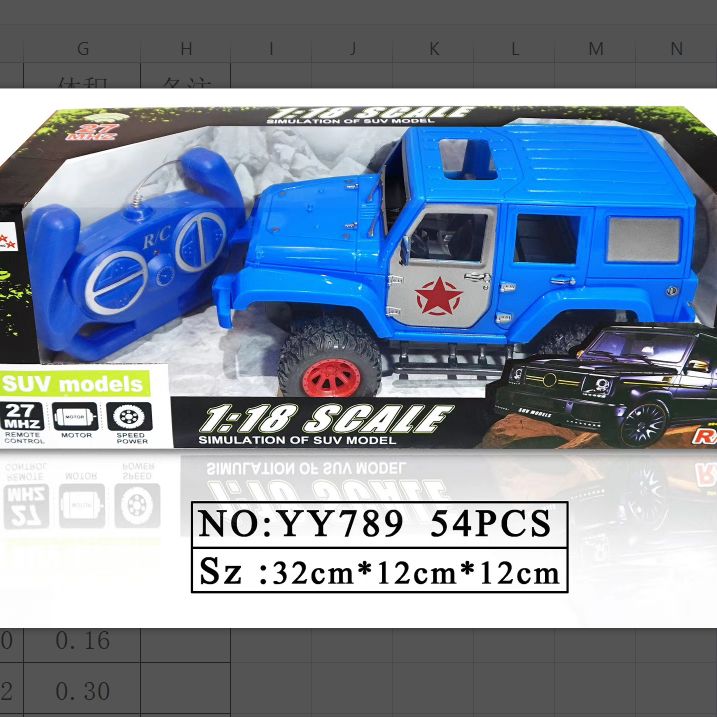 YY789 multi-interesting multi-style window box 4-way remote control car