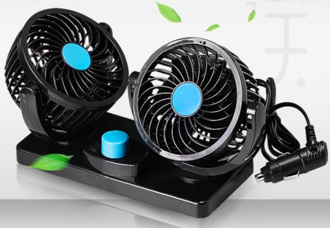 Car electric Fan 04 details Picture