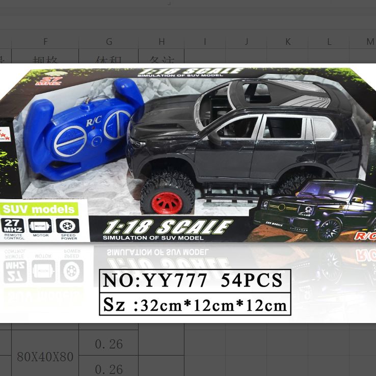 YY777 multi-interesting multi-style window box 4-way remote control car