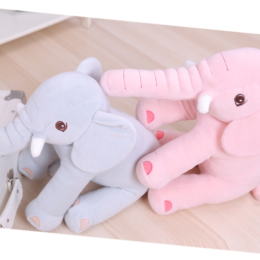 Pink elephant plush toy cute little doll doll boy girl sleeping pillow children's birthday gift Rag Doll