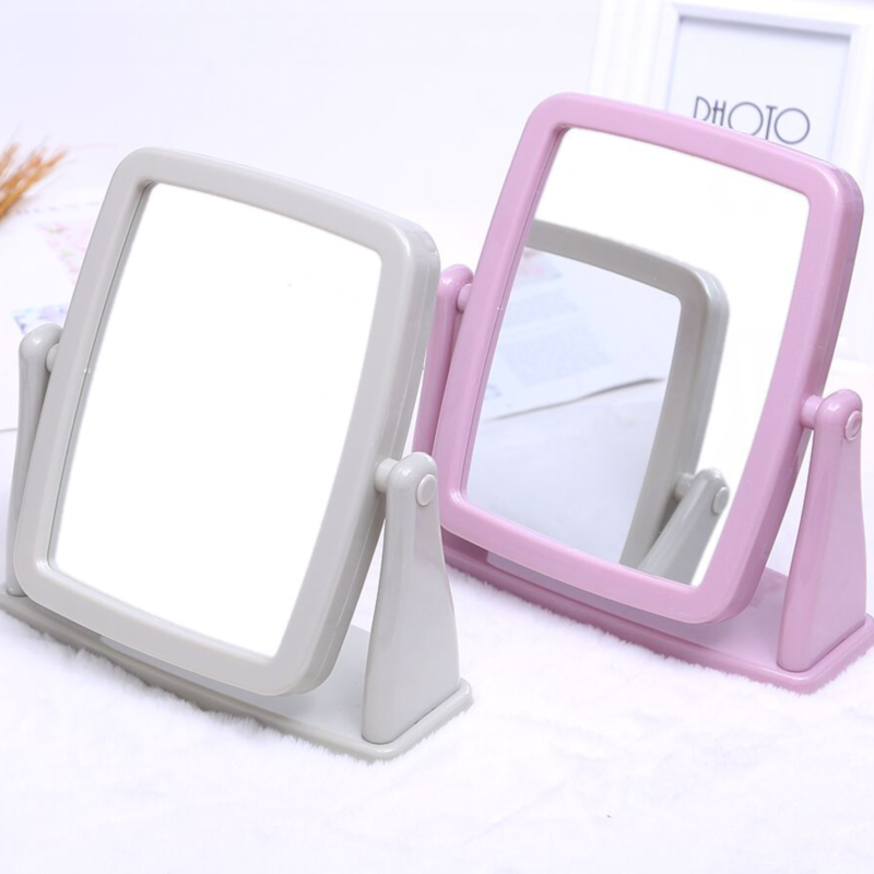 大号长方双面菱角家用台式镜化妆镜子化妆镜子1详情1