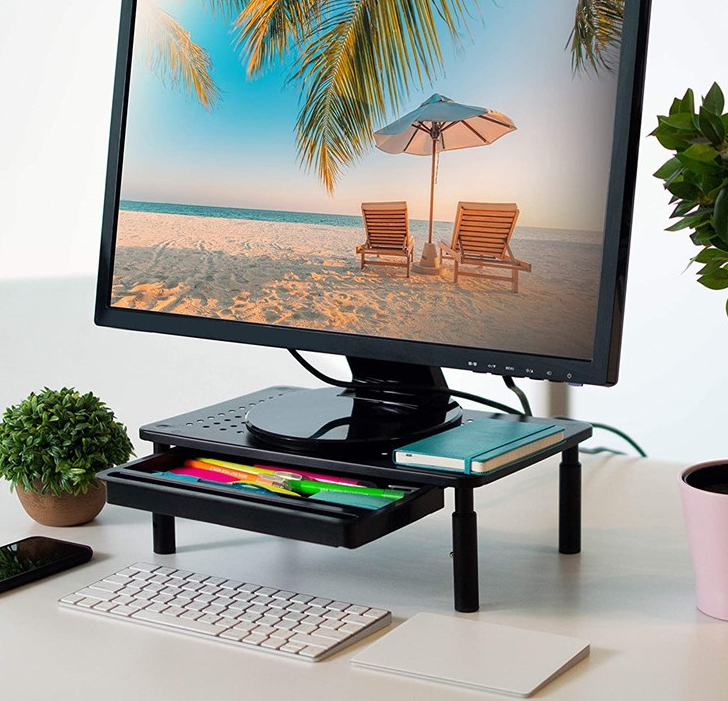 高度三档可调洞洞板散热电脑显示器增高架详情图5