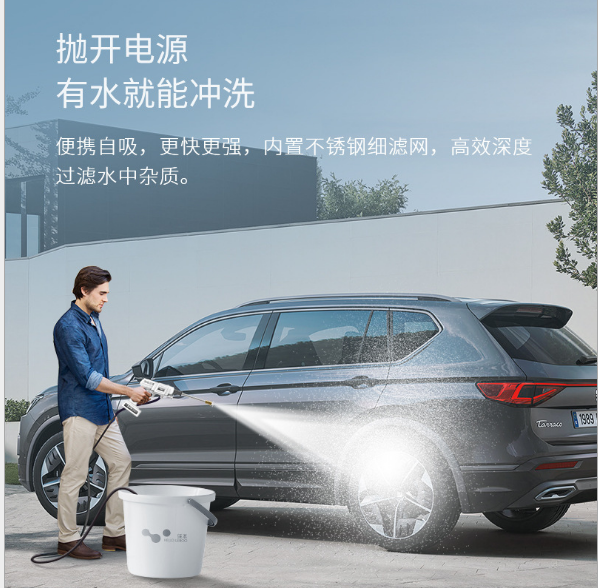 锂电池无线洗车机高压家用水泵充电便携式详情图5