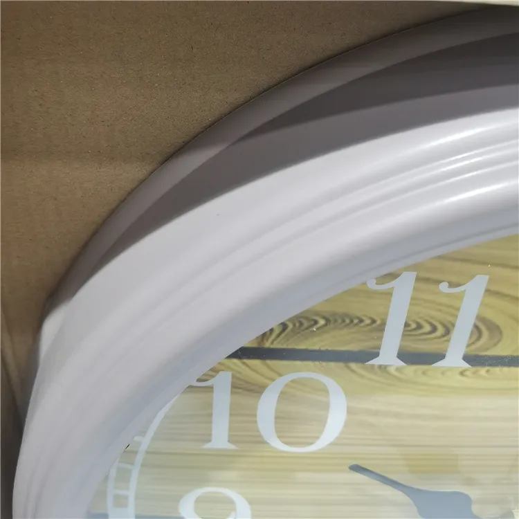 13.7-inch digital high-quality plastic frame silent home living room and bedroom wall clock for modern home decoration detail image 1