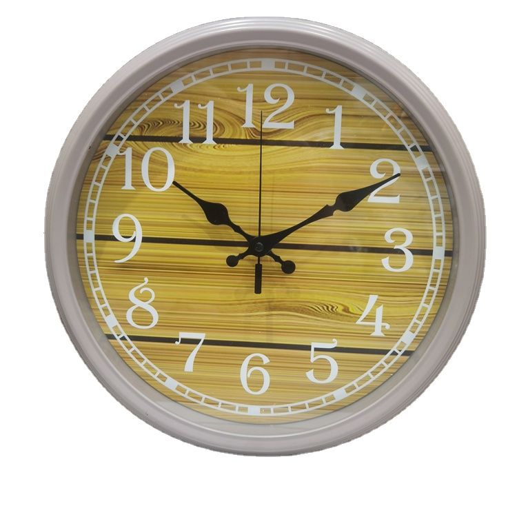 13.7-inch digital high-quality plastic frame silent home living room and bedroom wall clock for modern home decoration