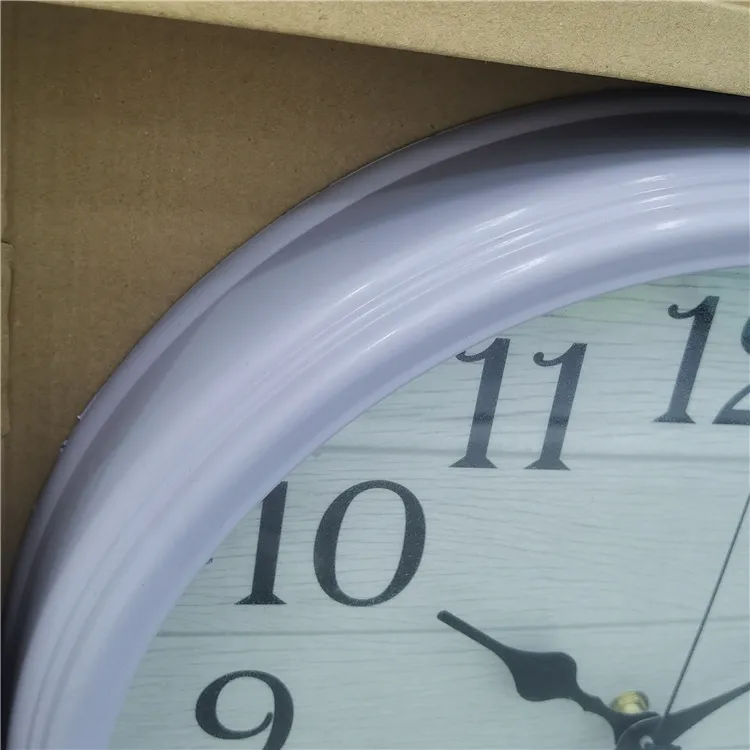 13.7-inch digital high-quality plastic frame silent home living room and bedroom wall clock for modern home decoration detail image 2