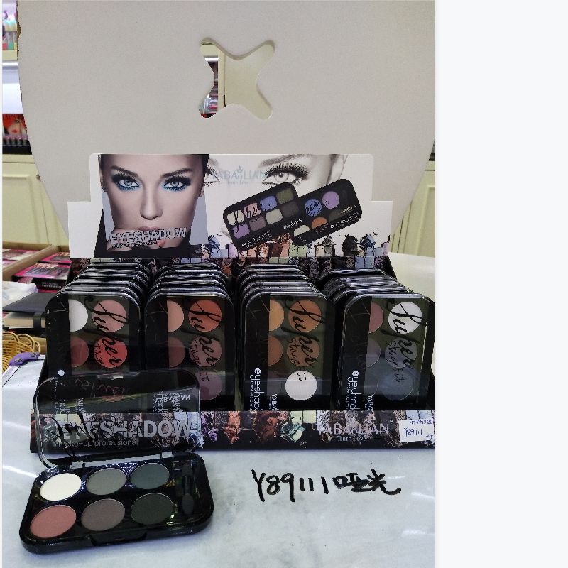 Y89111 matte eyeshadow easy to faint waterproof matte natural nude makeup light through