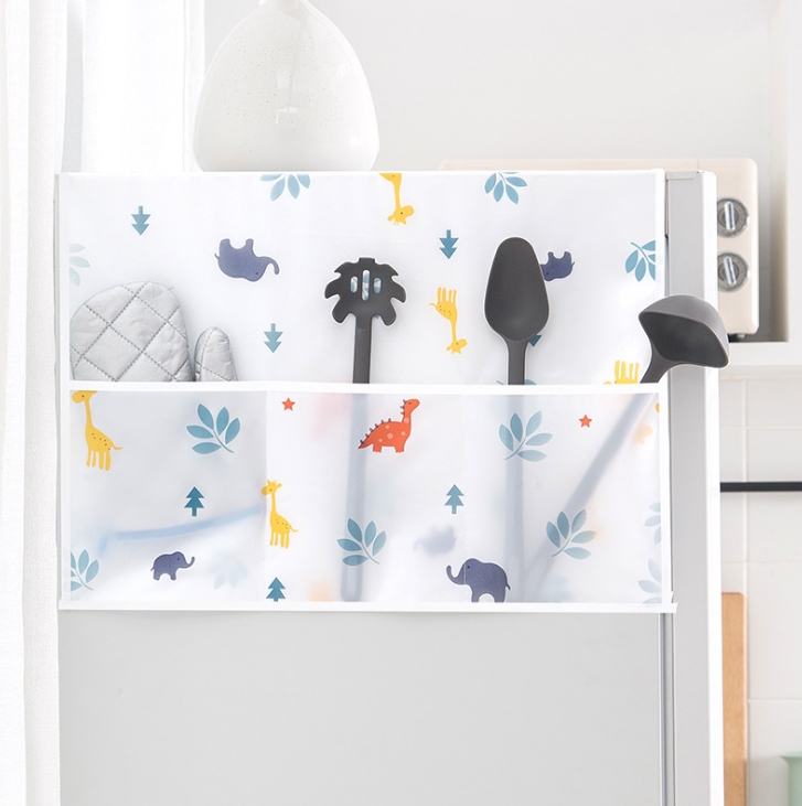 Storage dust-proof multi-functional refrigerator cover detail image 4