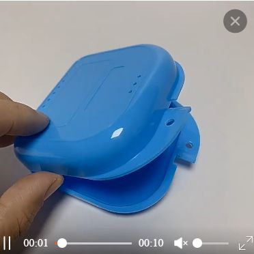 Dental orthodontic braces box