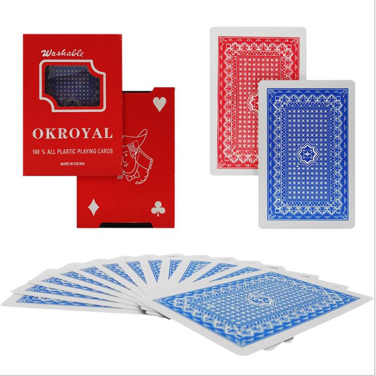 High grade playing cards PVC waterproof wear-resistant chess card