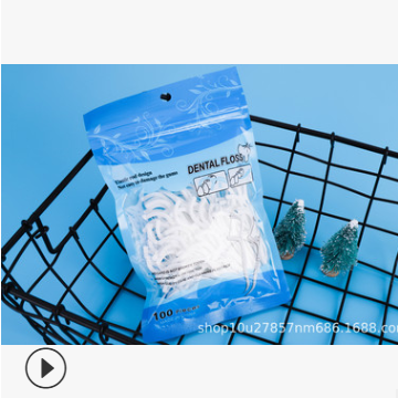 Disposable dental floss chain bag dental floss detail image 2