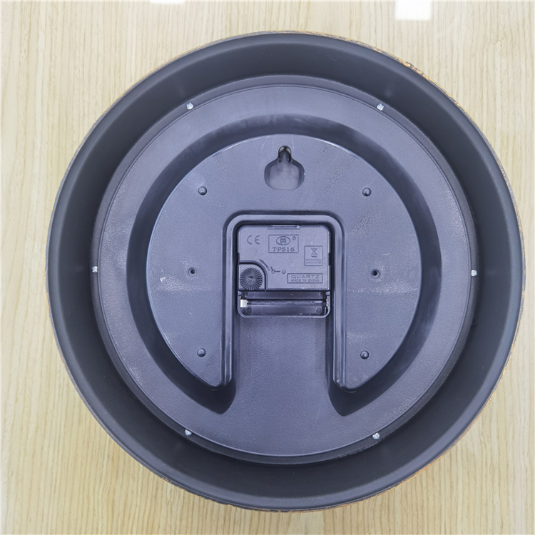 27cm创意质感厚框欧洲复古钟表批发廉价圆形数字家居装饰无声挂钟详情图1