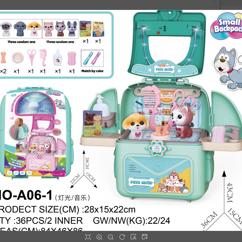 A06-1 Girl heart cute and interesting and multi-style sealed family backpack full figure