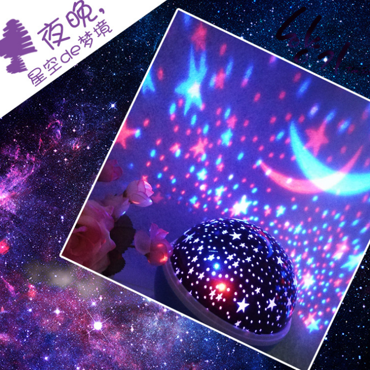 Rotating starry sky light projection light detail image 4