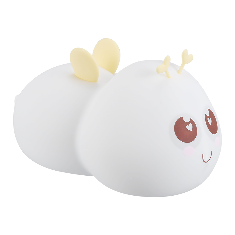 创意蜜蜂拍拍灯USB充电七彩灯家用卧室床头氛围小夜灯详情图18