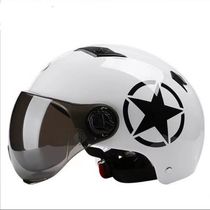 Electric motorcycle helmet