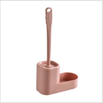 Non-perforating soft brush for toilet cleaning