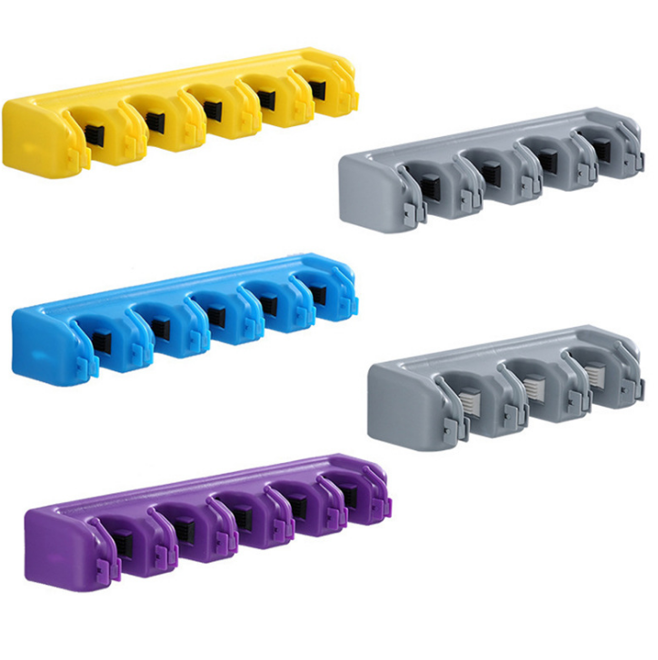 Multi-functional Velcro mop rack detail image 4
