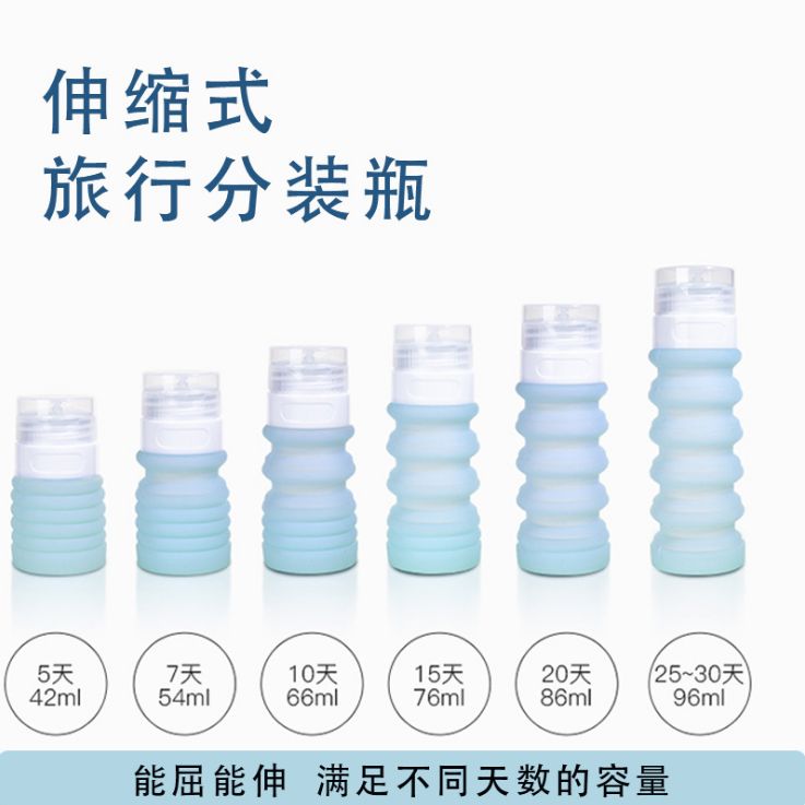 Silicone gel is folded and bottled