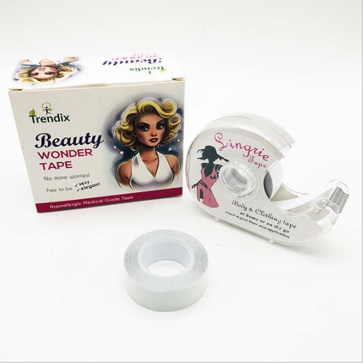 Shirt neckline fixed anti-slip tape