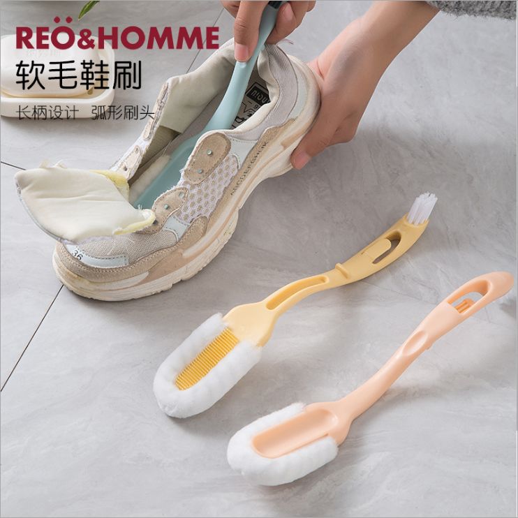 Multifunctional shoe brush