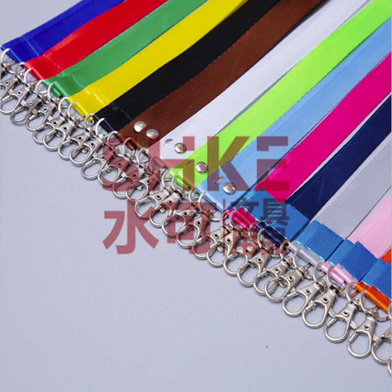 1.5cm广州龙虾钩手机绳学生胸卡证件挂绳展会工作证 挂绳吊绳详情图3